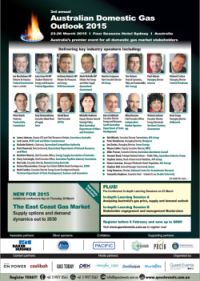 Australias domestic gas outllok conference in sydney 2015 - conference brochure