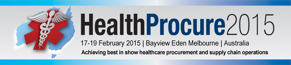 Procurement and Supply Chain in Healthcare 2015 conference held in Melbourne Australia